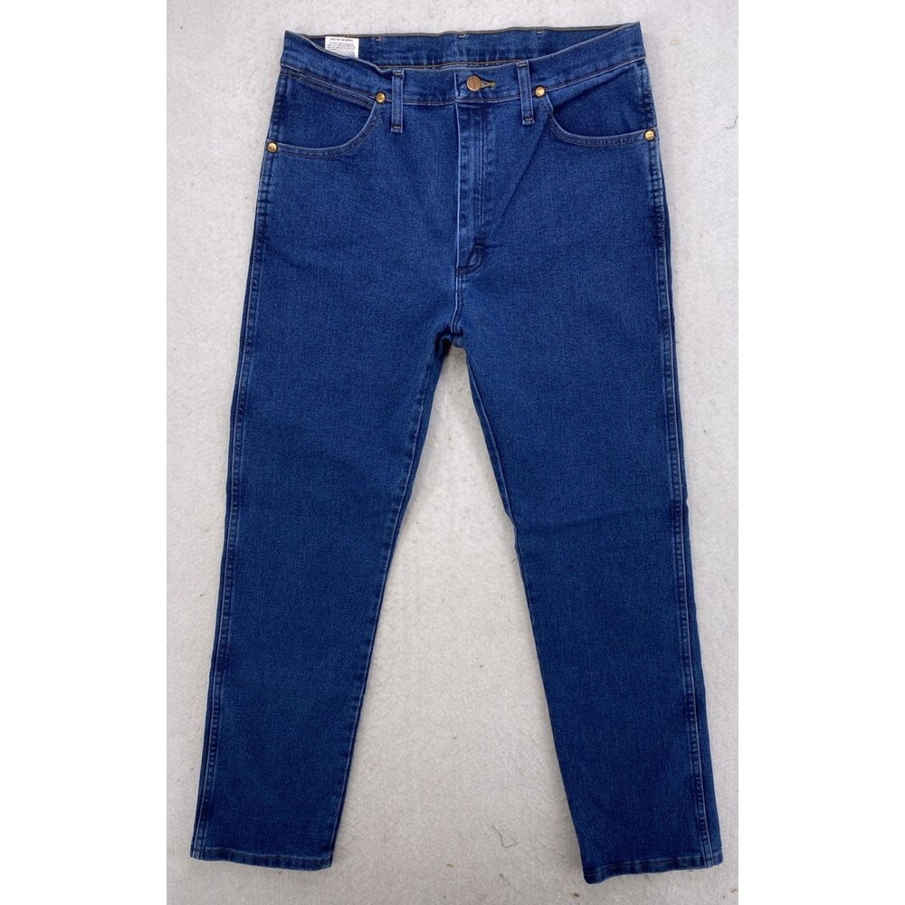 NWT Wrangler Cowboy Cut Active Flex Jeans 34x32 Irregular Stretch Denim 1013MAFG